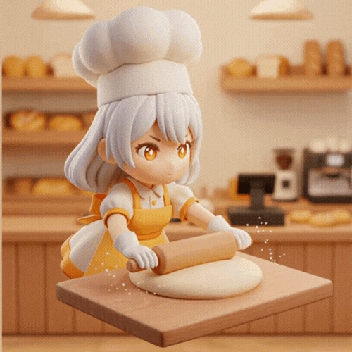 Baking in progress...